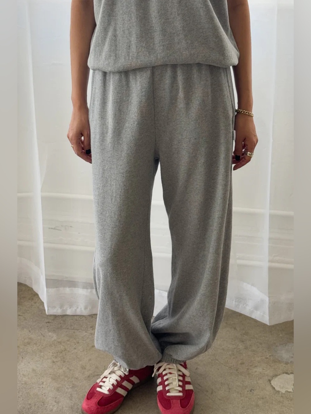 Le Bon Shoppe Grey Balloon Pants Size Large